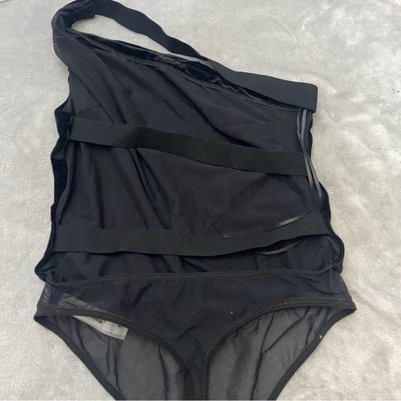 New! Undress Code Black Reach For The Stars Bodysuit 3121 - Picture 8 of 11